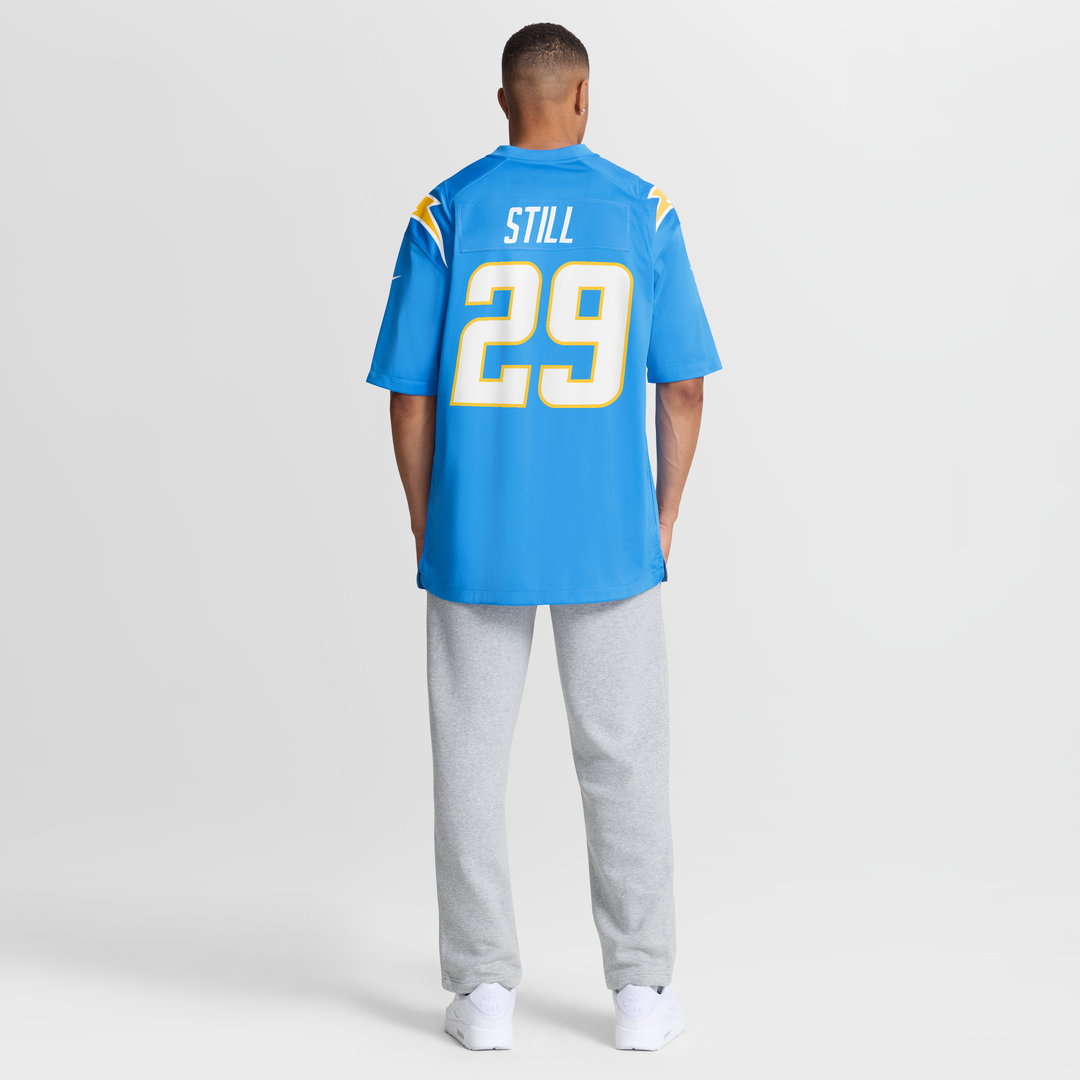 Tarheeb Still Los Angeles Chargers Team Game Jersey - Powder Blue