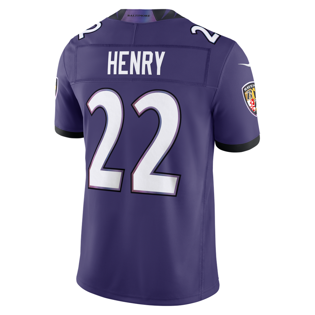 Derrick Henry Baltimore Ravens Vapor F.U.S.E. Stitched Limited Jersey - White