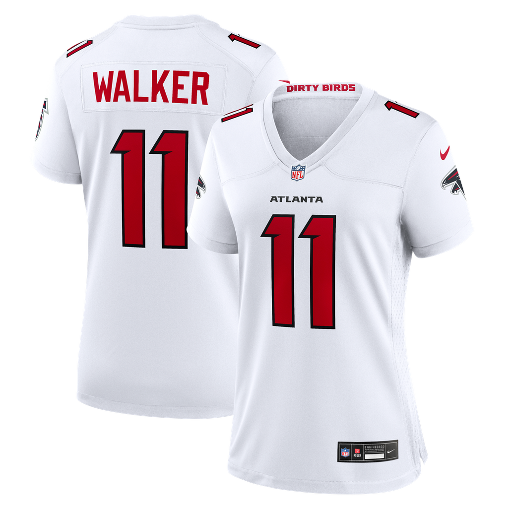 Jalon Walker Atlanta Falcons Women's Game Jersey - White