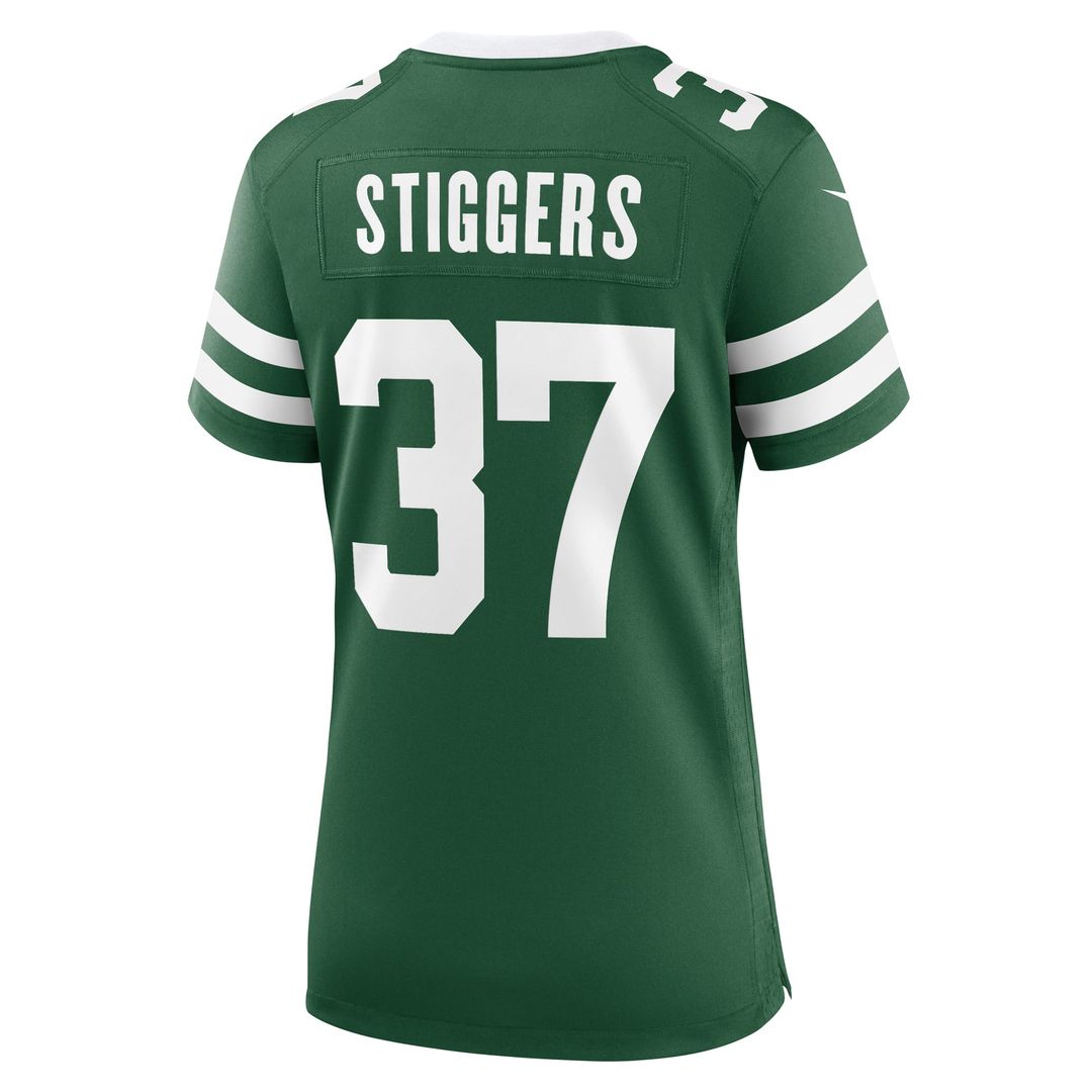Qwan'tez Stiggers New York Jets Women's Game Jersey - Legacy Green