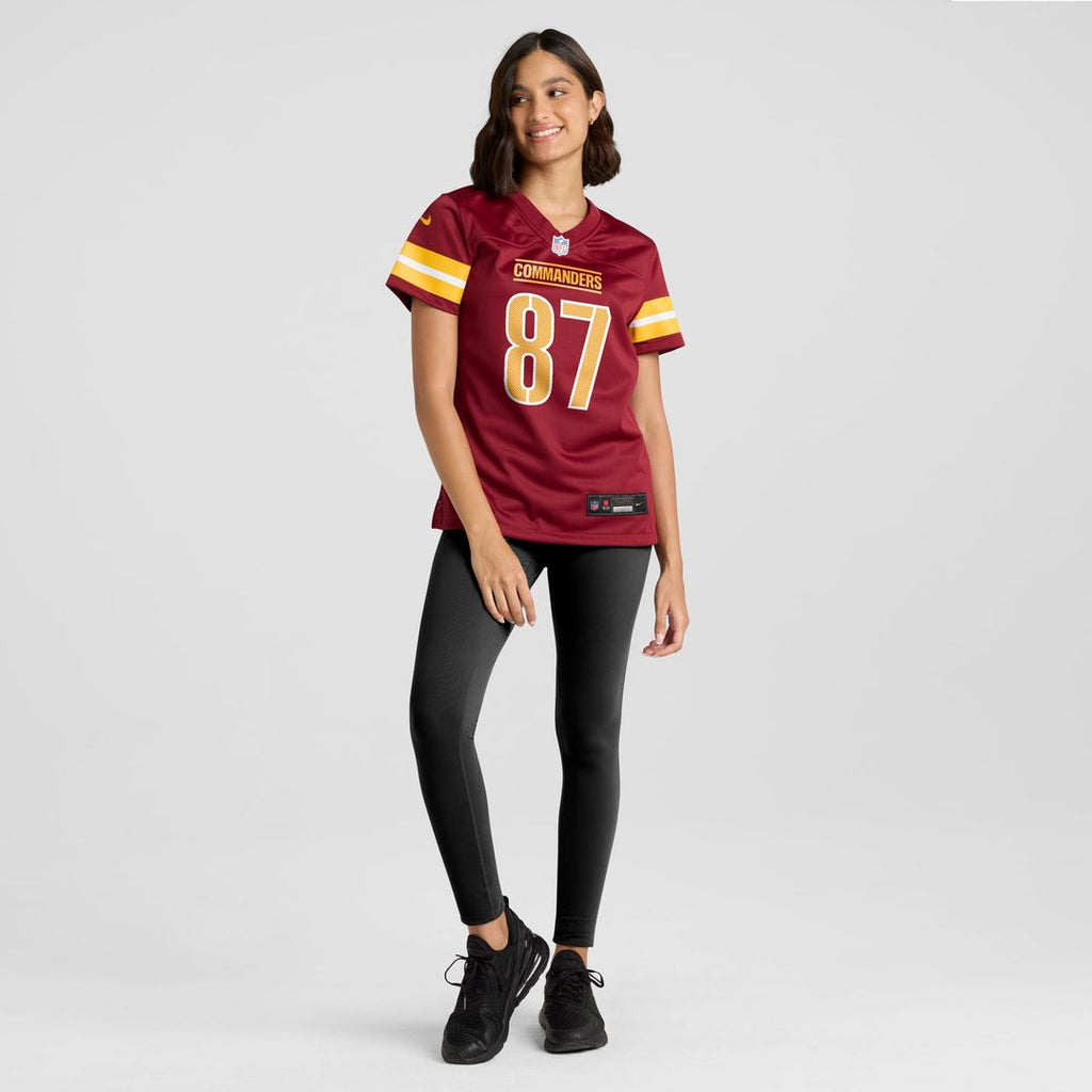 John Bates Washington Commanders Women's Game Jersey - Burgundy