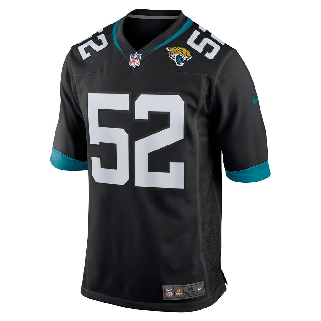 DaVon Hamilton Jacksonville Jaguars Game Jersey - Black