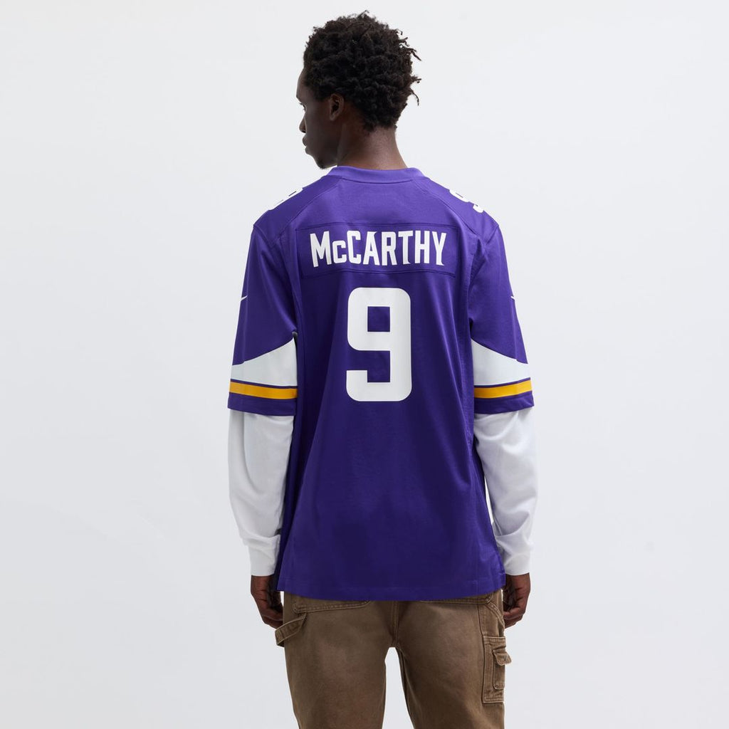 J.J. McCarthy Minnesota Vikings Alternate Game Player Jersey - White