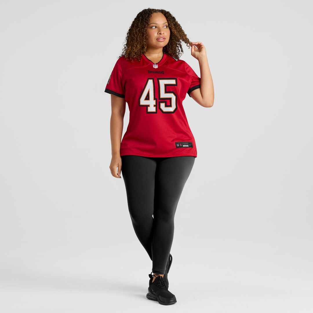 Deion Jones Tampa Bay Buccaneers Women's Team Game Jersey - Red