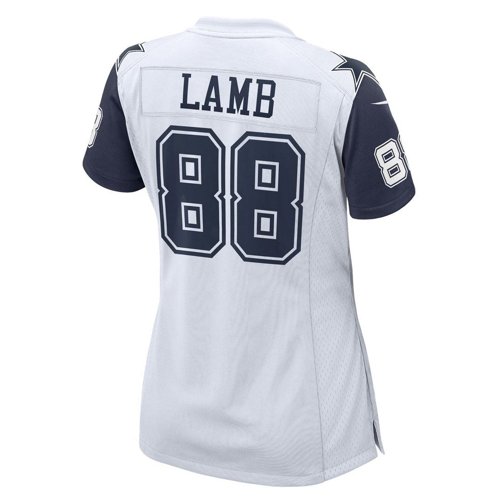 CeeDee Lamb Dallas Cowboys Women's 2nd Alternate Game Jersey - White