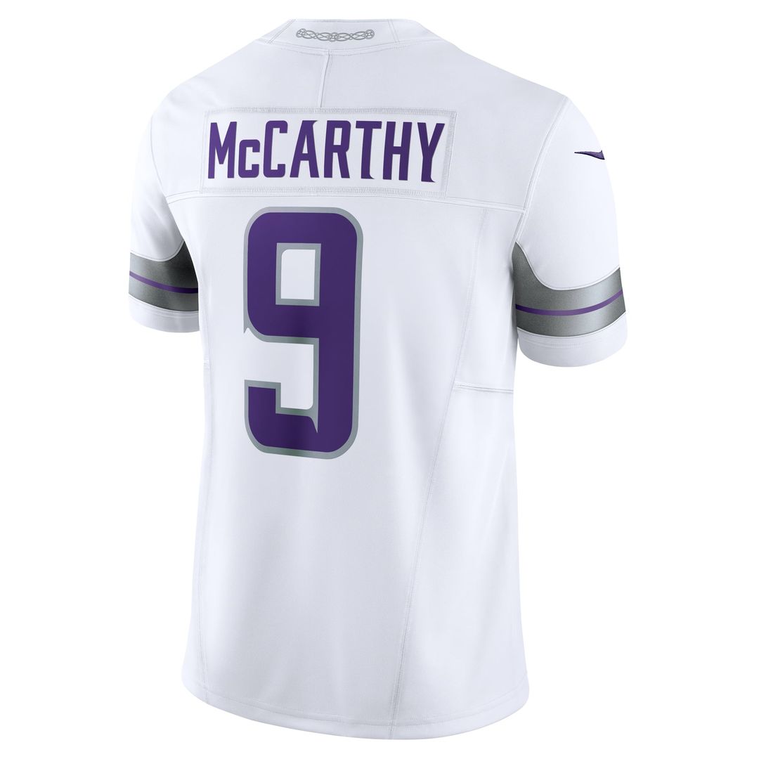 J.J. McCarthy Minnesota Vikings Vapor F.U.S.E. Limited Jersey - Purple