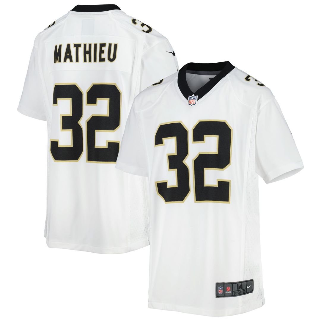 Tyrann Mathieu New Orleans Saints Youth Game Jersey - Black