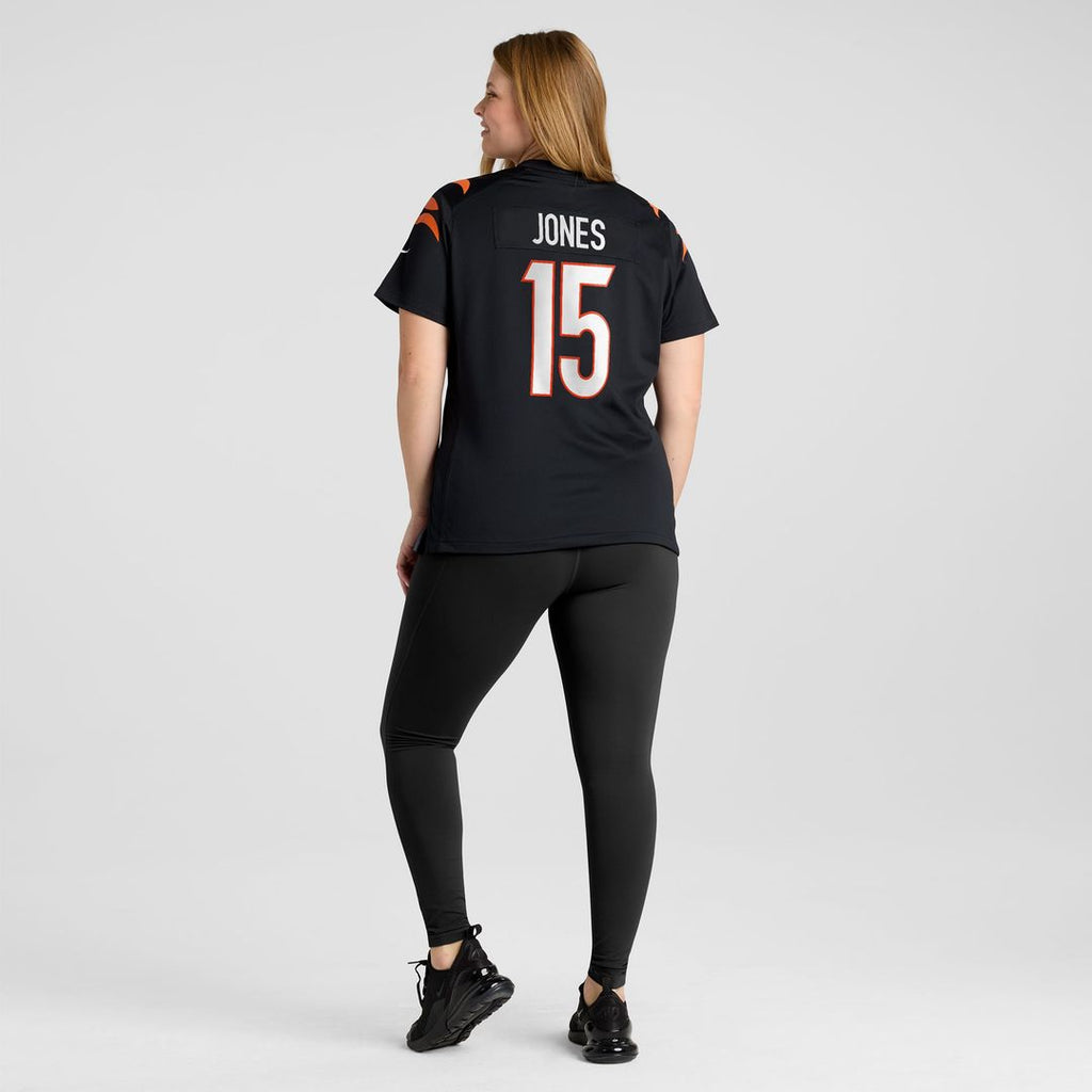 Charlie Jones Cincinnati Bengals Women's Team Game Jersey - Black