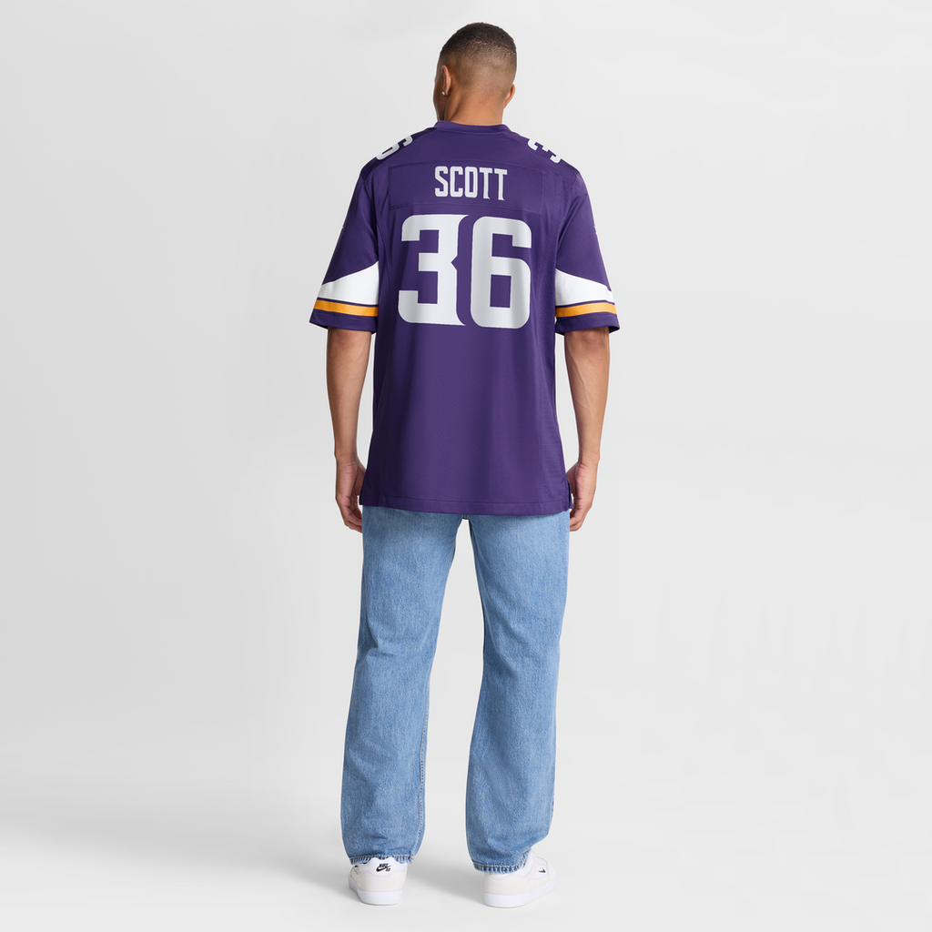 Zavier Scott Minnesota Vikings Team Game Jersey - Purple