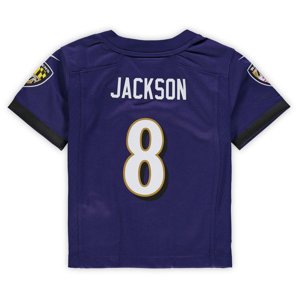 Lamar Jackson Baltimore Ravens Toddler Game Jersey - Purple