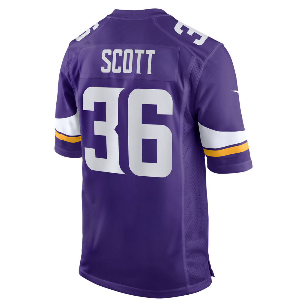Zavier Scott Minnesota Vikings Team Game Jersey - Purple