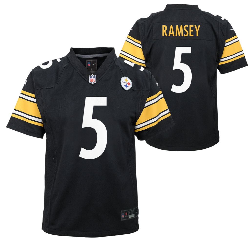 Jalen Ramsey Pittsburgh Steelers Youth Team Game Jersey - Black