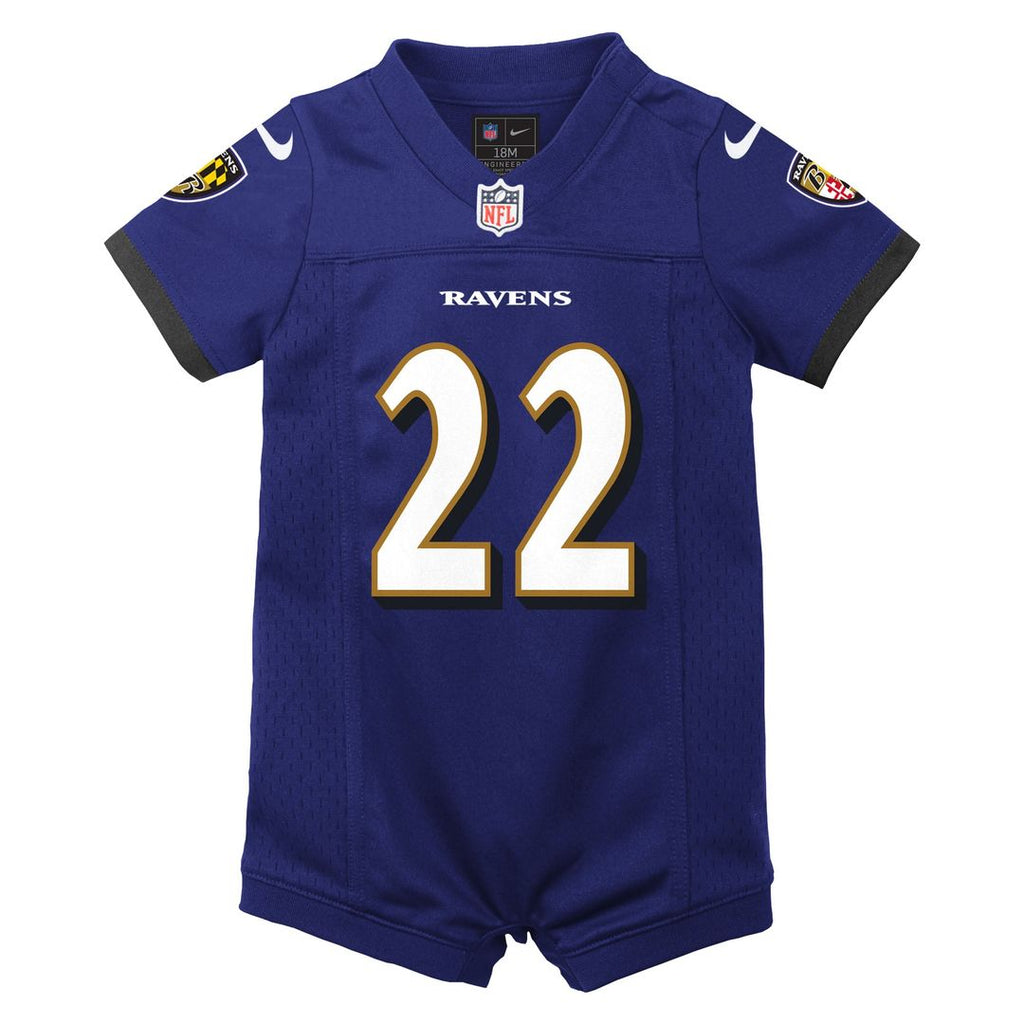 Derrick Henry Baltimore Ravens Newborn & Infant Game Romper Jersey - Purple
