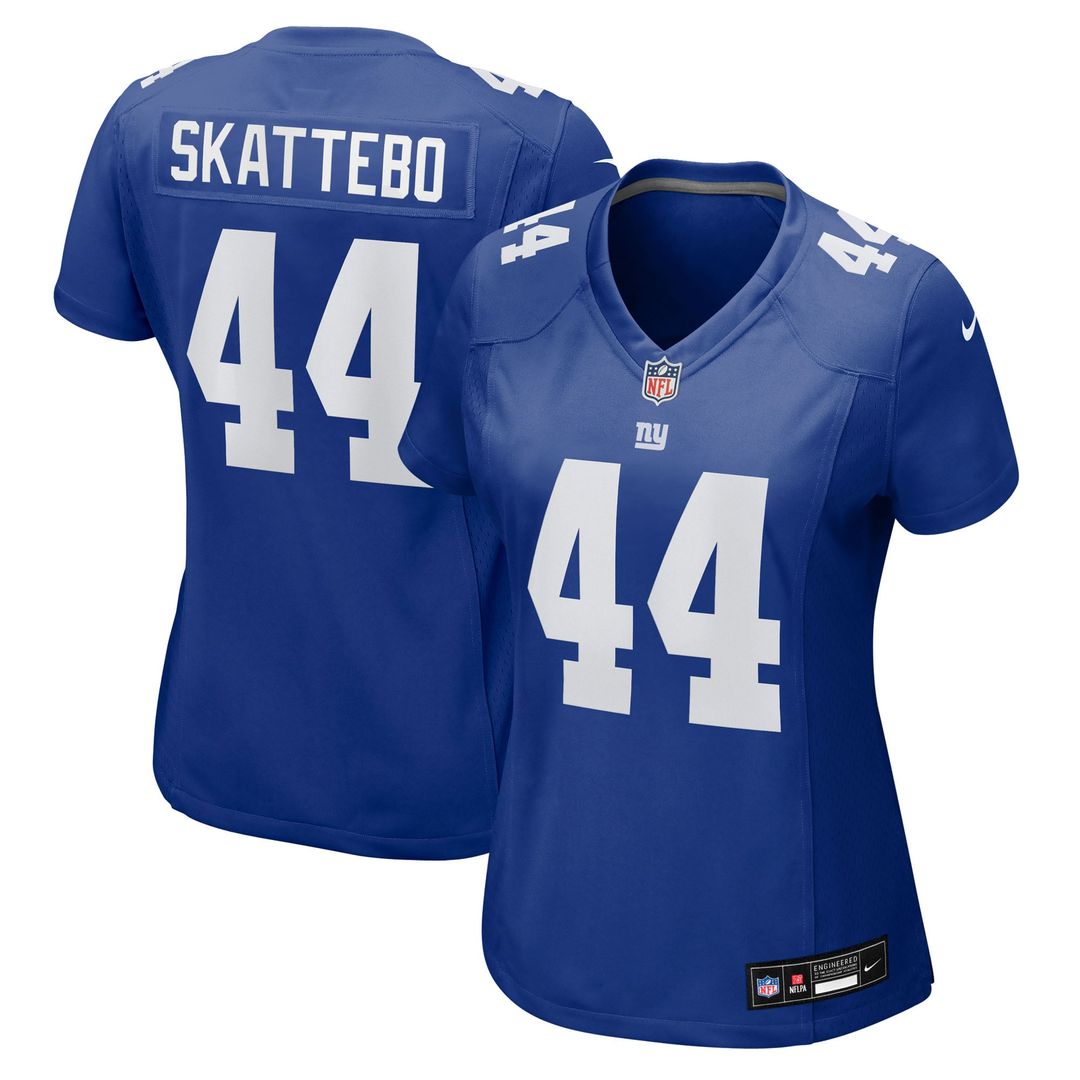 Cam Skattebo New York Giants Women's Team Game Player Jersey - Royal