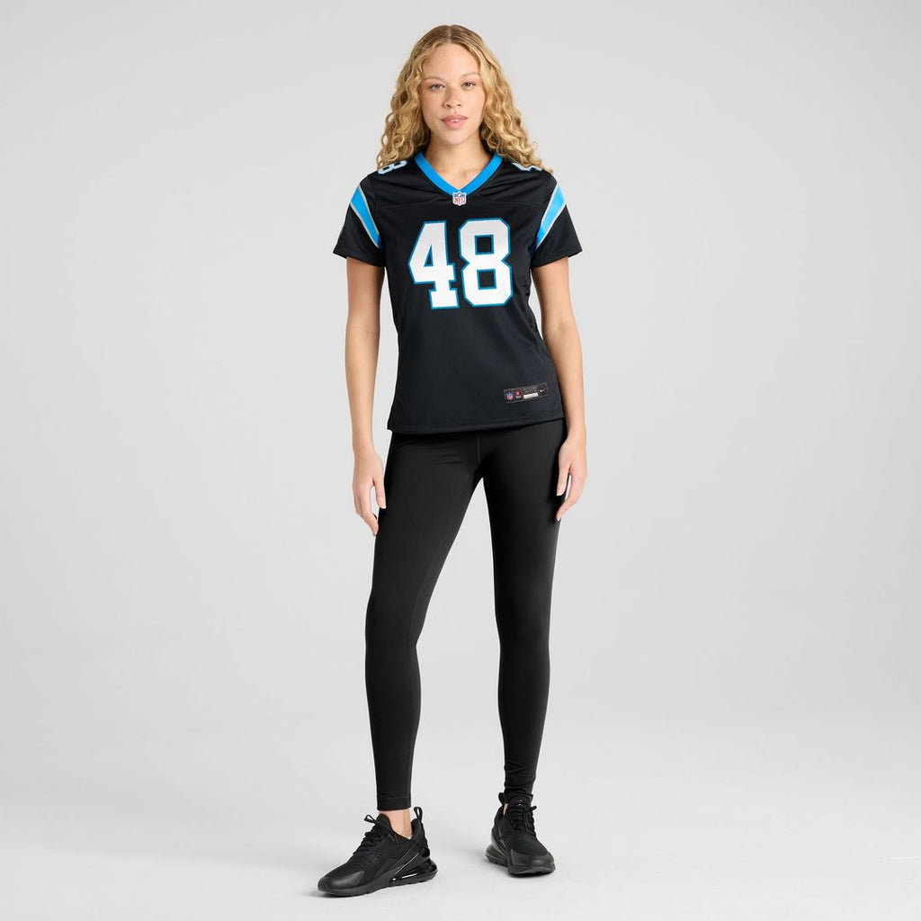 Thomas Incoom Carolina Panthers Women's Team Game Jersey - Black