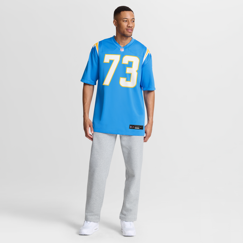 Alex Harkey Los Angeles Chargers Team Game Jersey - Powder Blue