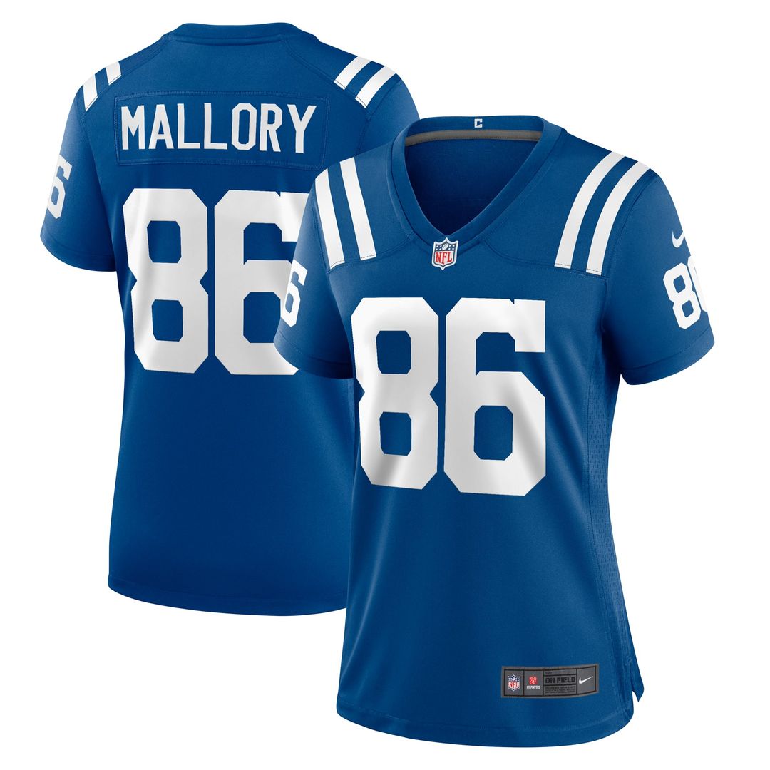 Will Mallory Indianapolis Colts Women's Team Game Jersey - Royal