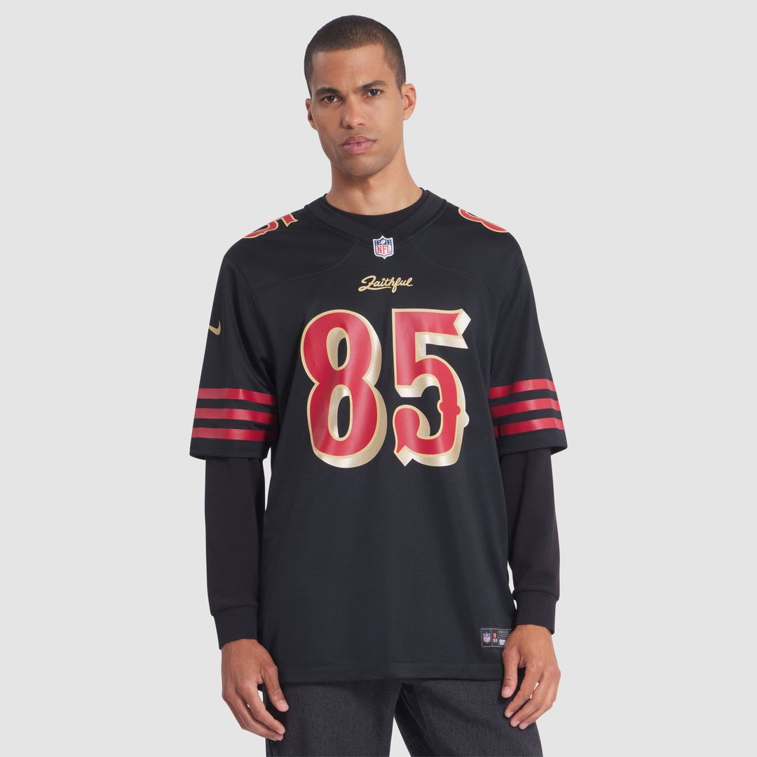 George Kittle San Francisco 49ers 2025 Rivalries Collection Game Jersey - Black