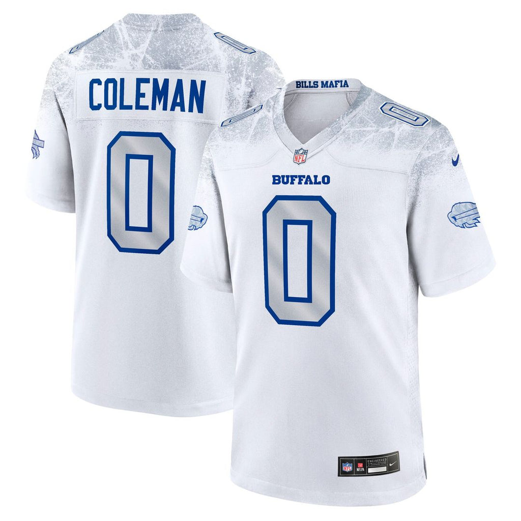 Keon Coleman Buffalo Bills 2025 Rivalries Collection Game Jersey - White