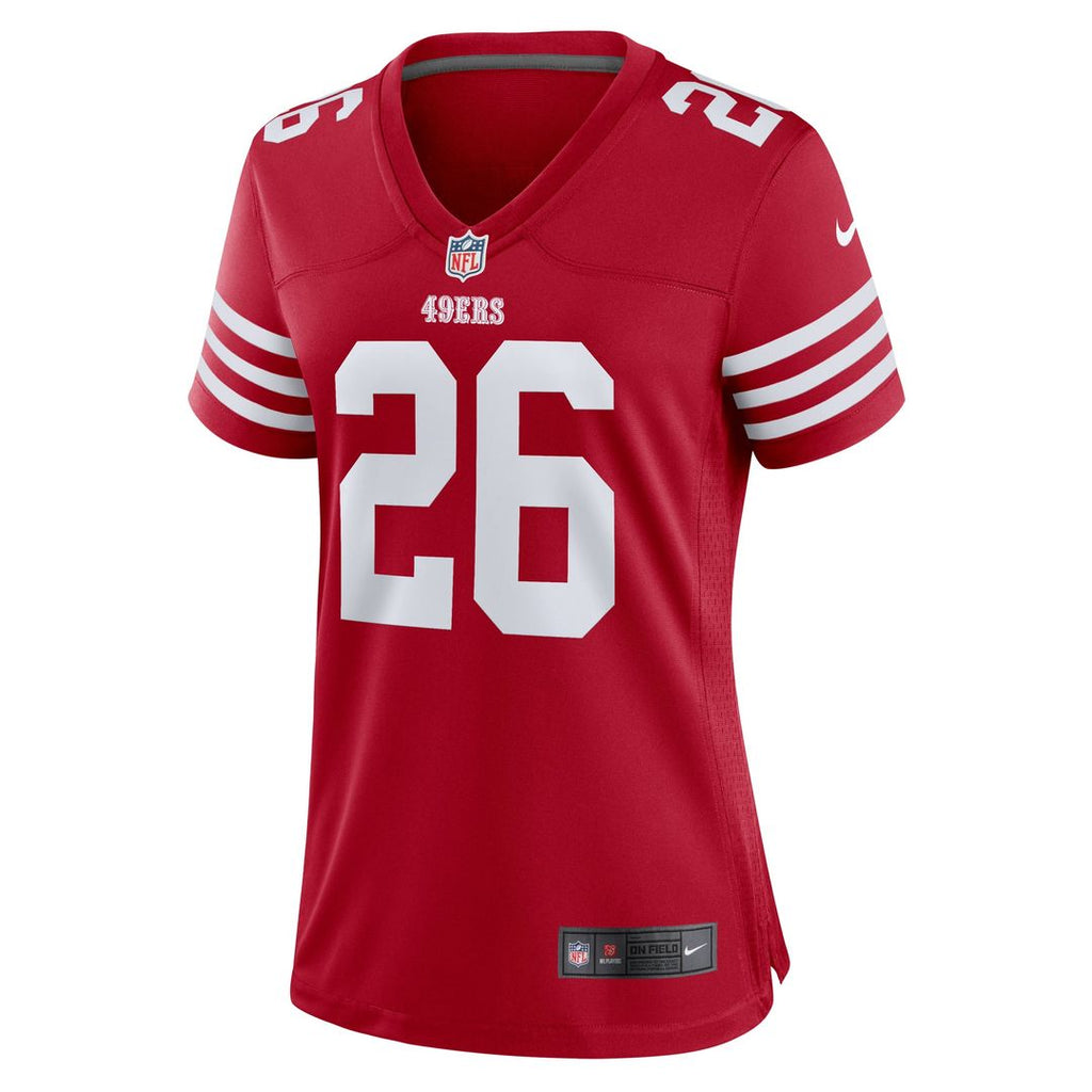 Chase Lucas San Francisco 49ers Women's Team Game Jersey - Scarlet