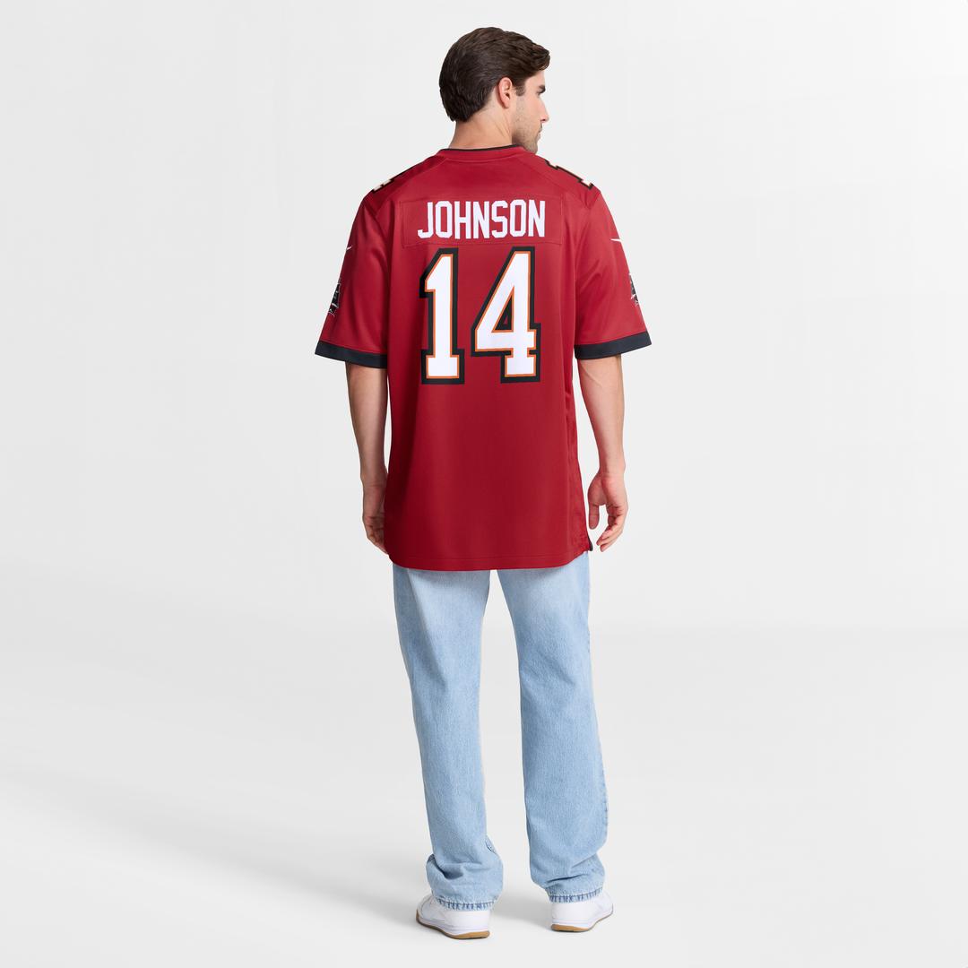 Brad Johnson Tampa Bay Buccaneers Game Retired Player Jersey - Red