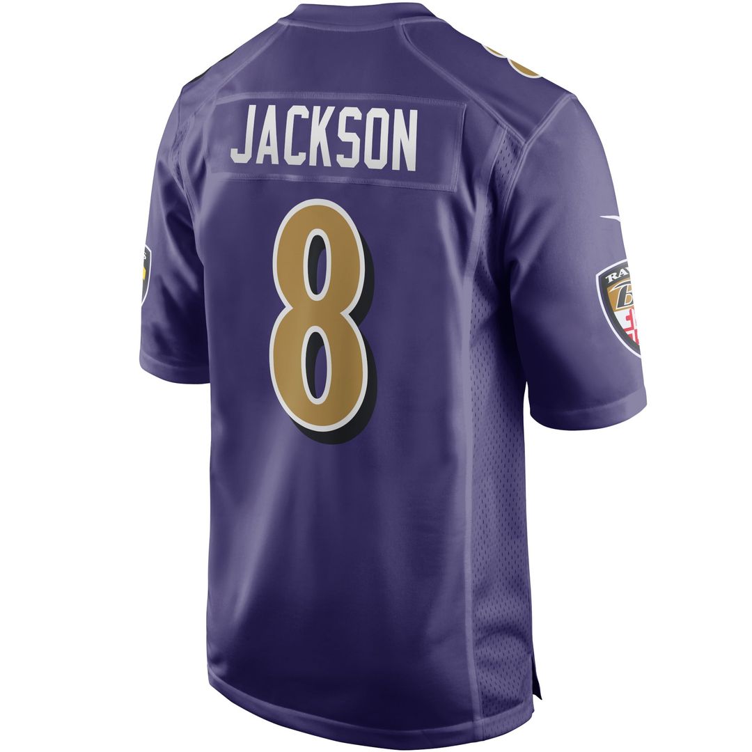 Lamar Jackson Baltimore Ravens Game Jersey - White