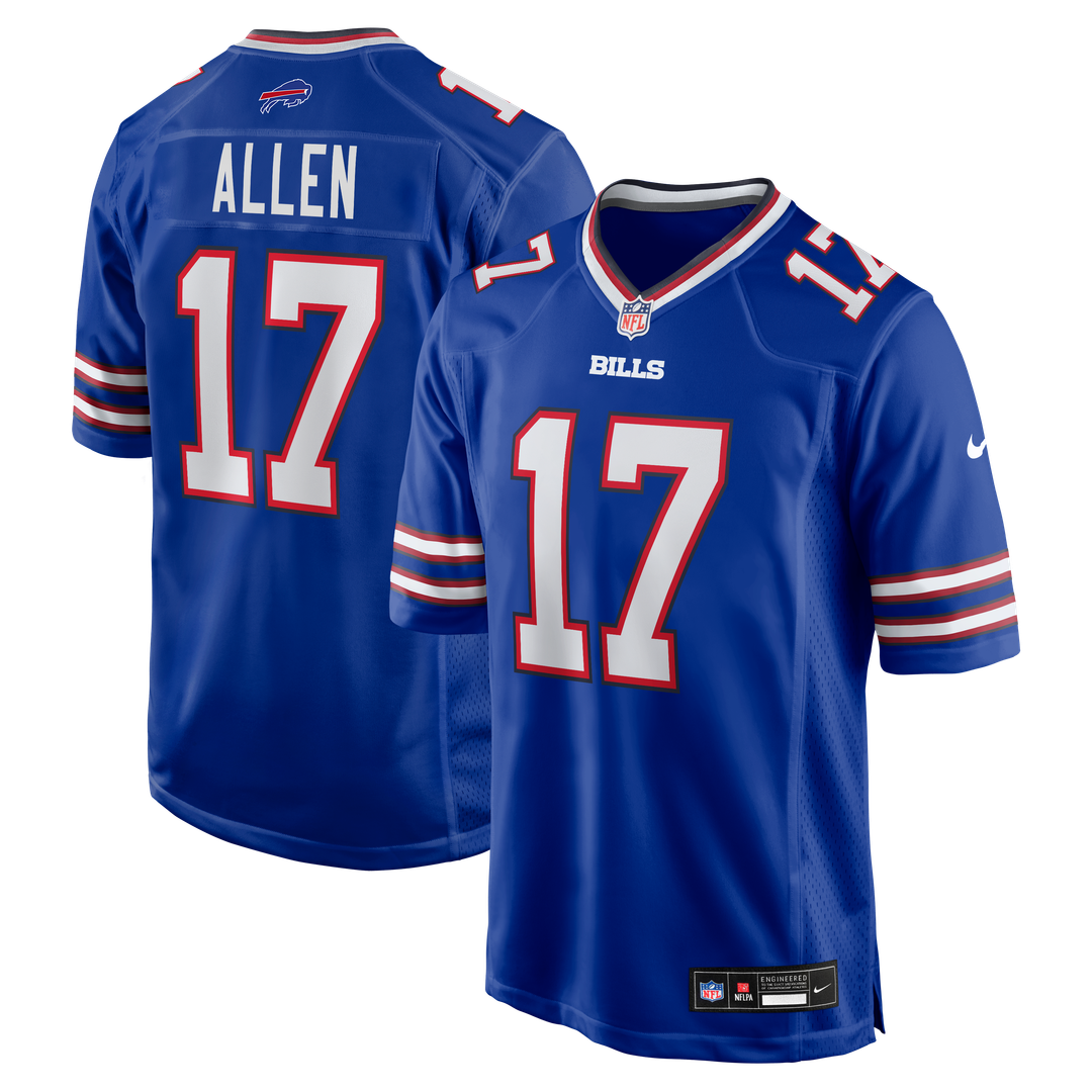 Josh Allen Buffalo Bills Team Game Player Jersey - Royal