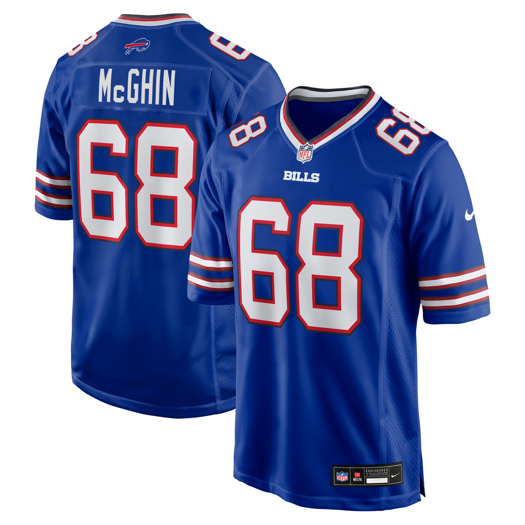Garrett McGhin Buffalo Bills Team Game Jersey - Royal