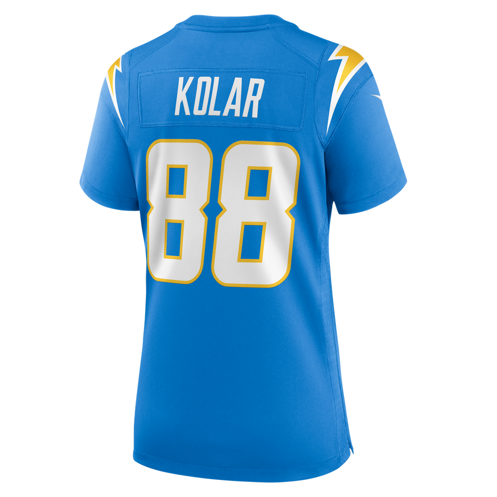 Charlie Kolar Los Angeles Chargers Women's Team Game Jersey - Powder Blue