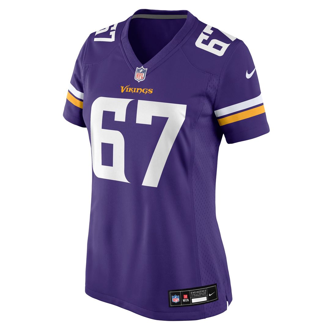 Justin Skule Minnesota Vikings Women's Team Game Jersey - Purple