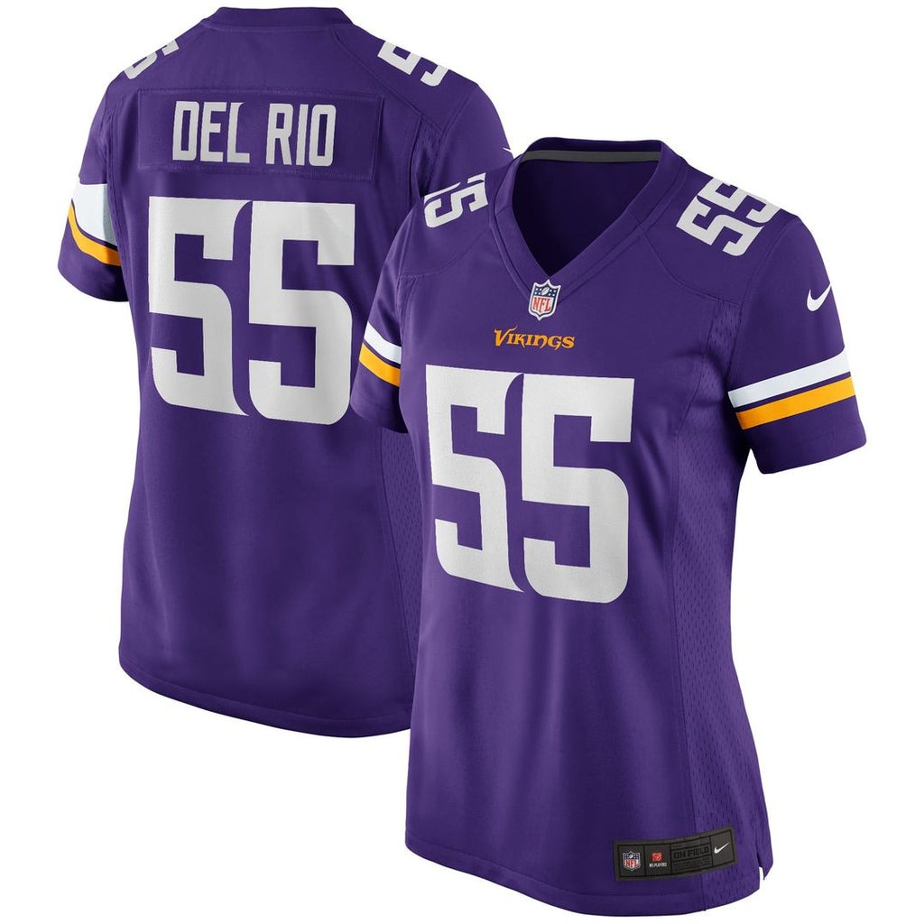 Jack Del Rio Minnesota Vikings Women's Game Retired Player Jersey - Purple
