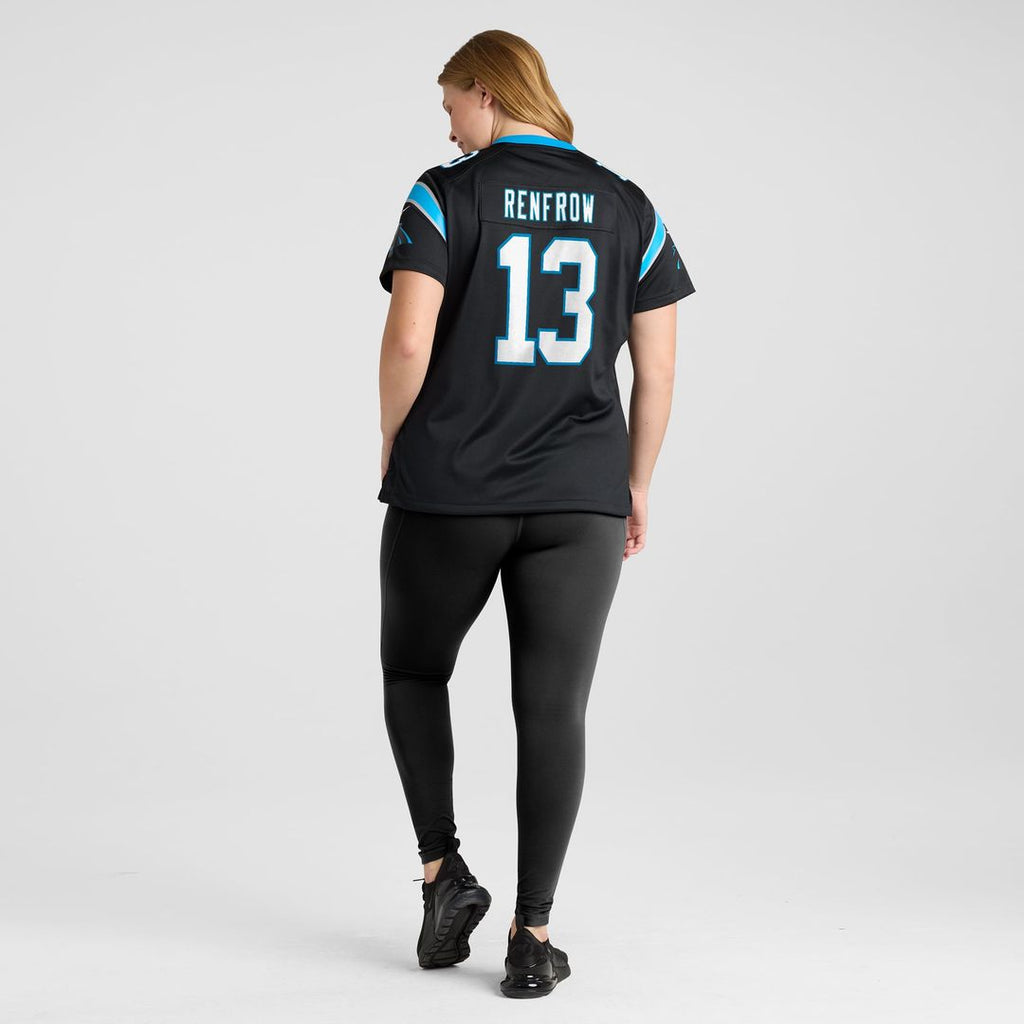 Hunter Renfrow Carolina Panthers Women's Team Game Jersey - Black