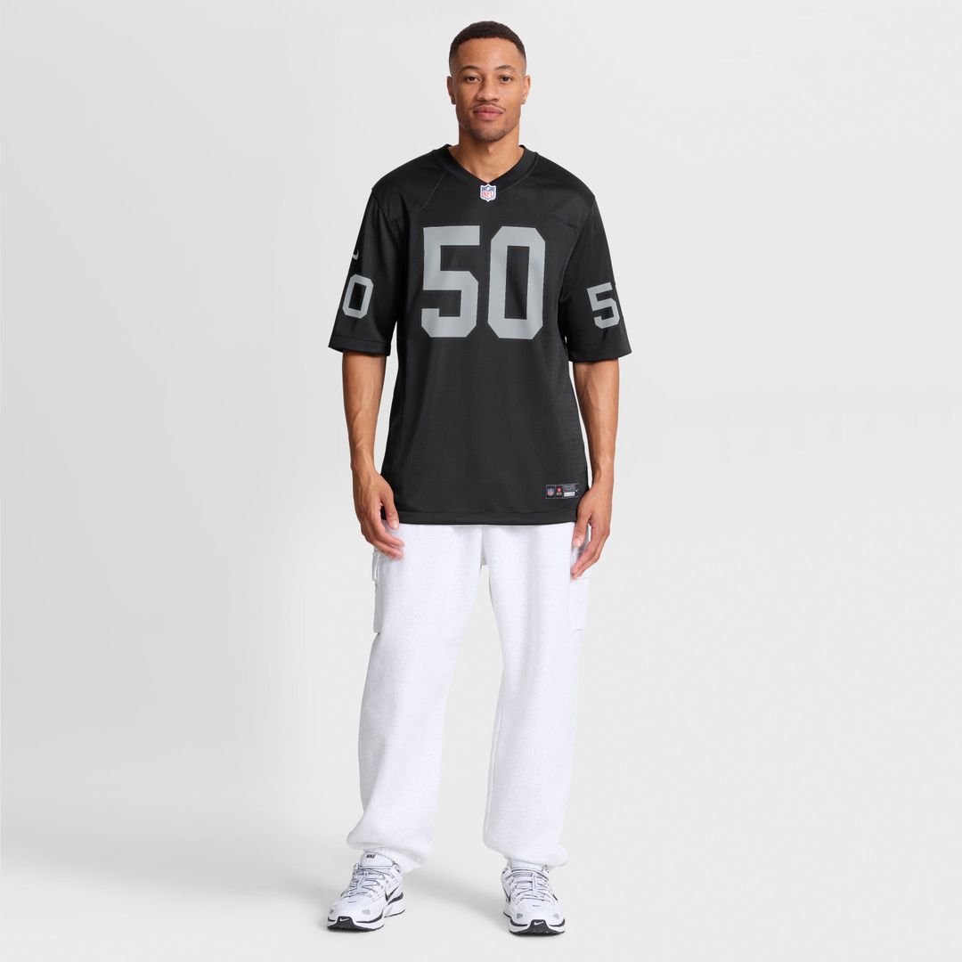 Segun Olubi Las Vegas Raiders Team Game Jersey - Black