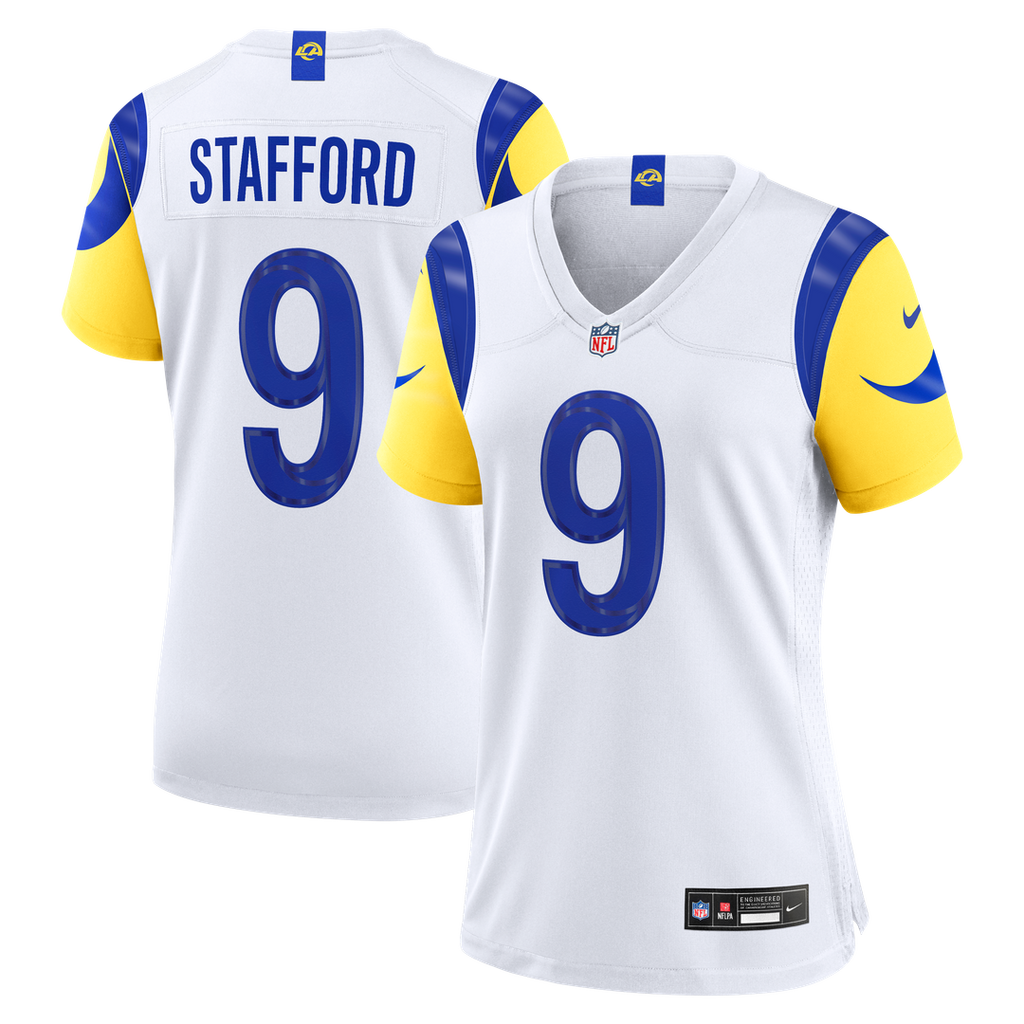 Matthew Stafford Los Angeles Rams Women's Game Jersey - White