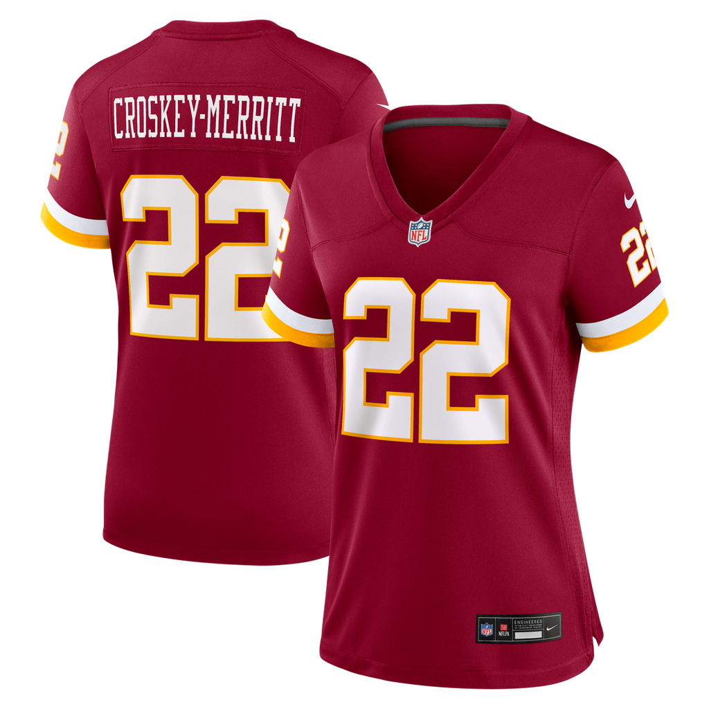 Jacory Croskey-Merritt Washington Commanders Women's Game Jersey - Burgundy