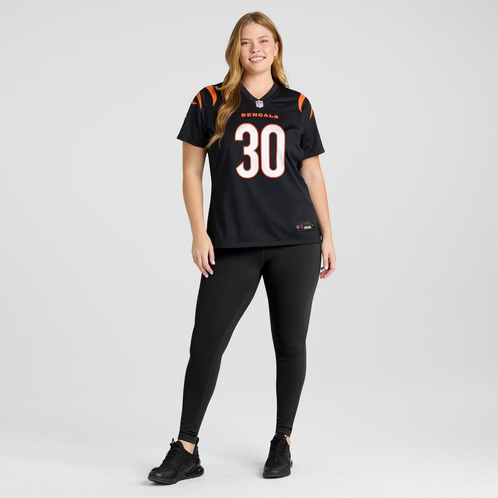 Chase Brown Cincinnati Bengals Women's Team Game Jersey - Black