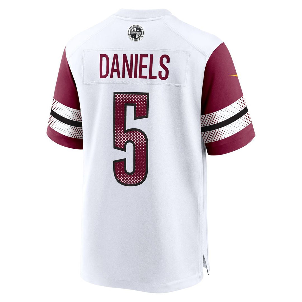 Jayden Daniels Washington Commanders Player Game Jersey - White