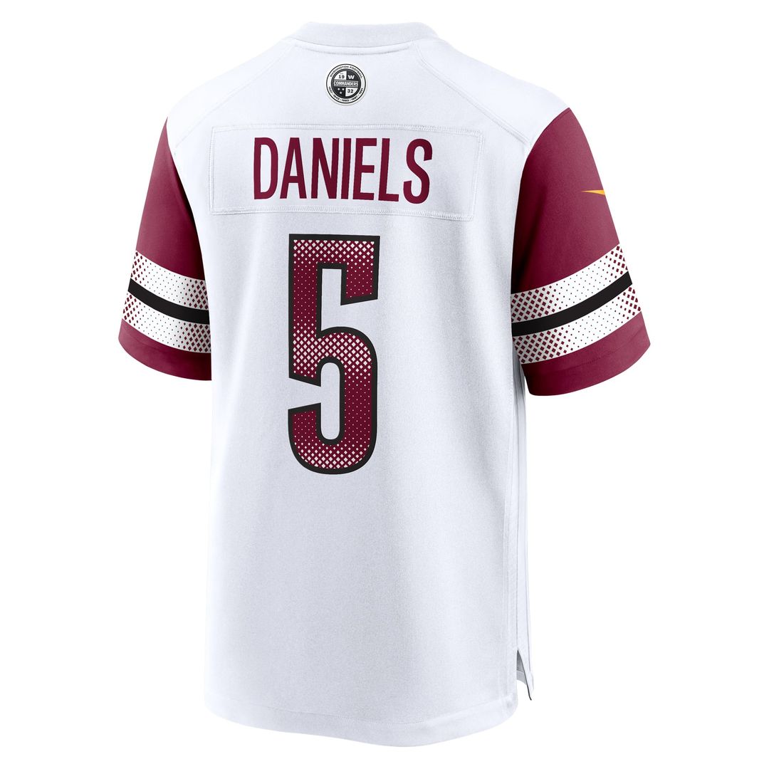 Jayden Daniels Washington Commanders Player Game Jersey - White