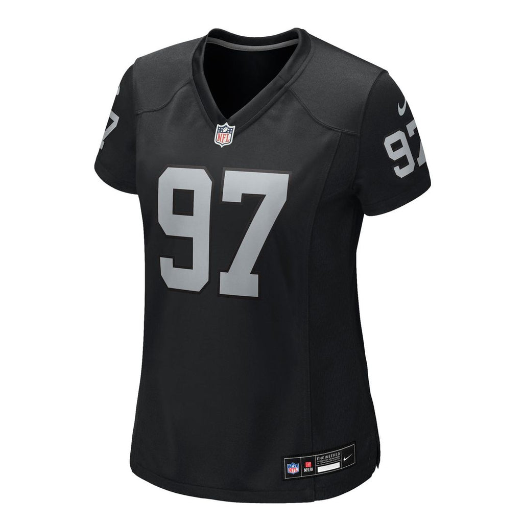 Tonka Hemingway Las Vegas Raiders Women's Team Game Jersey - Black