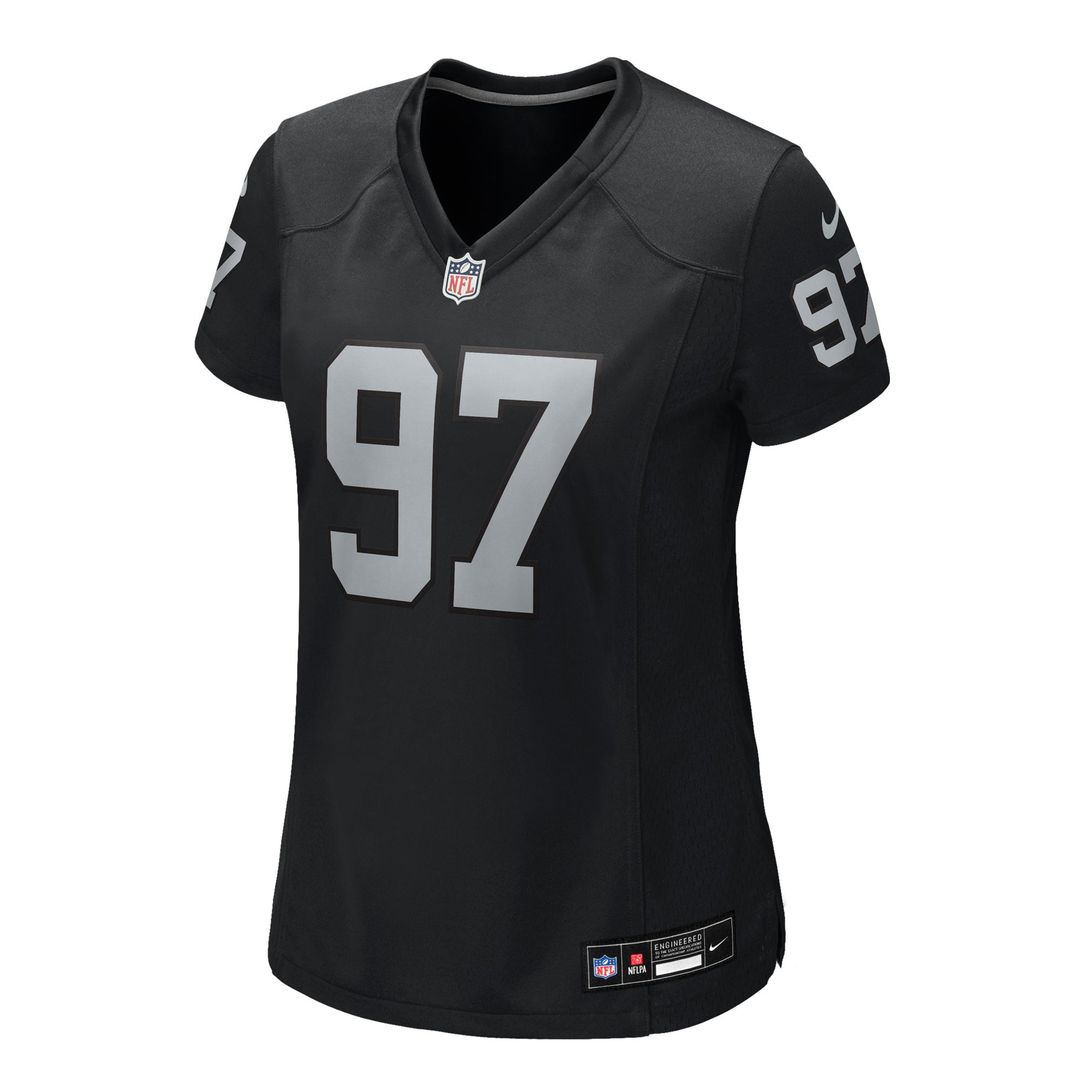 Tonka Hemingway Las Vegas Raiders Women's Team Game Jersey - Black