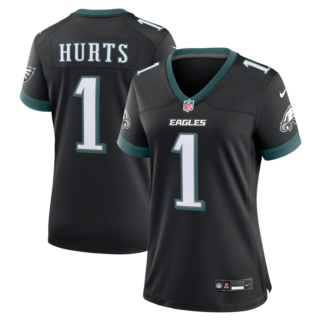Jalen Hurts Philadelphia Eagles Women's Team Game Jersey - Midnight Green
