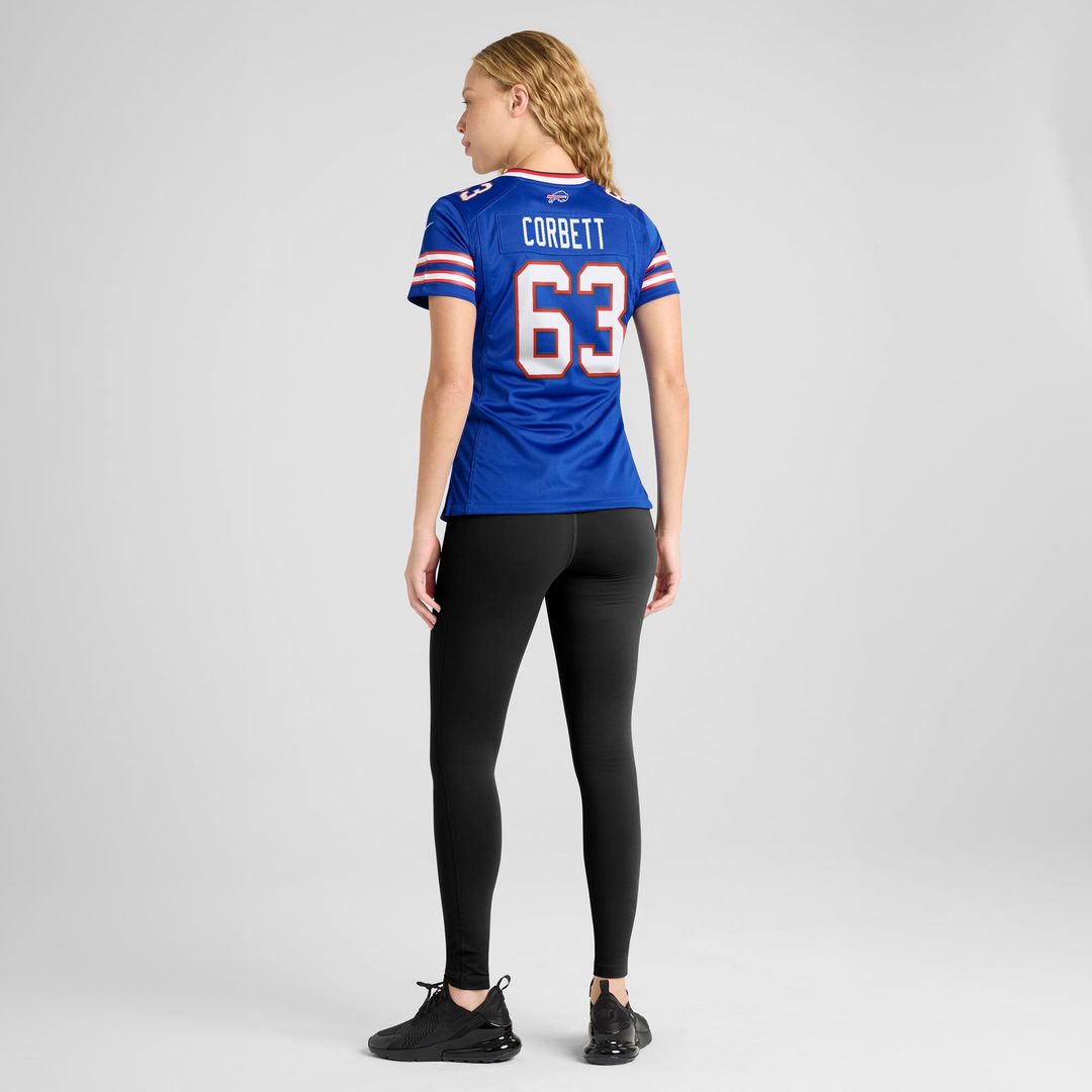 Austin Corbett Buffalo Bills Women's Team Game Jersey - Royal