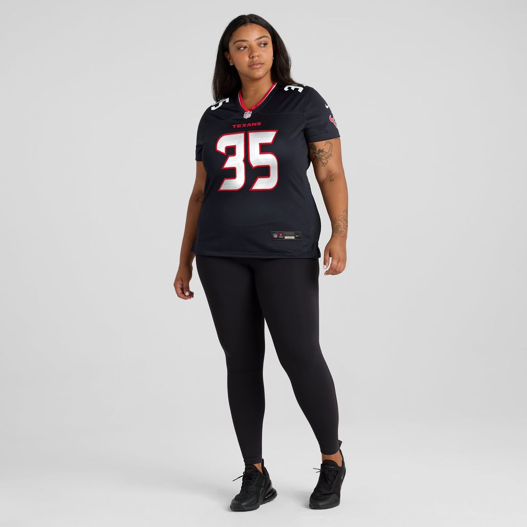 Jake Hansen Houston Texans Women's Team Game Jersey - Navy