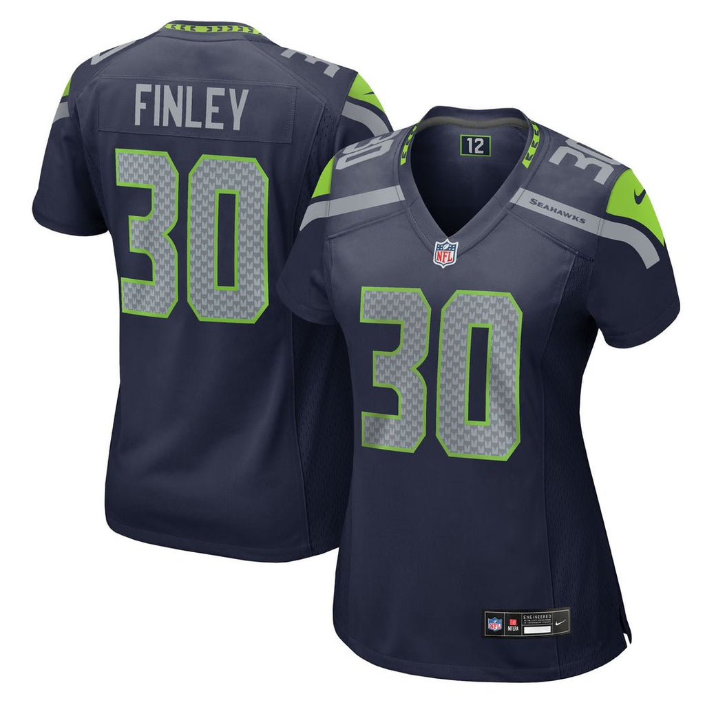 AJ Finley Seattle Seahawks Women's Team Game Jersey - College Navy
