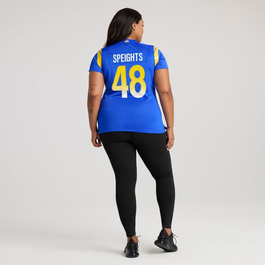 Omar Speights Los Angeles Rams Women's Game Jersey - Royal