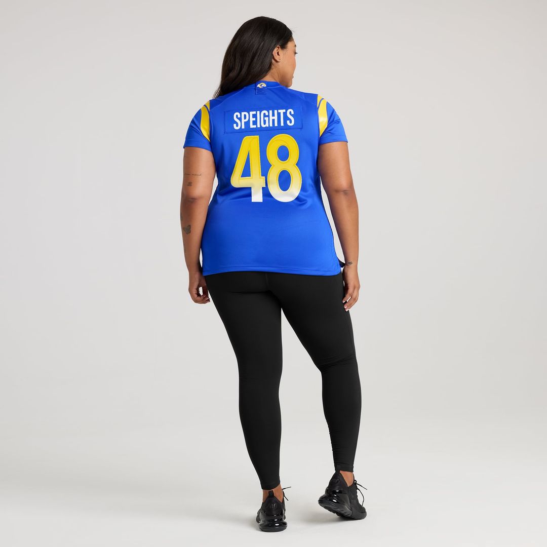 Omar Speights Los Angeles Rams Women's Game Jersey - Royal