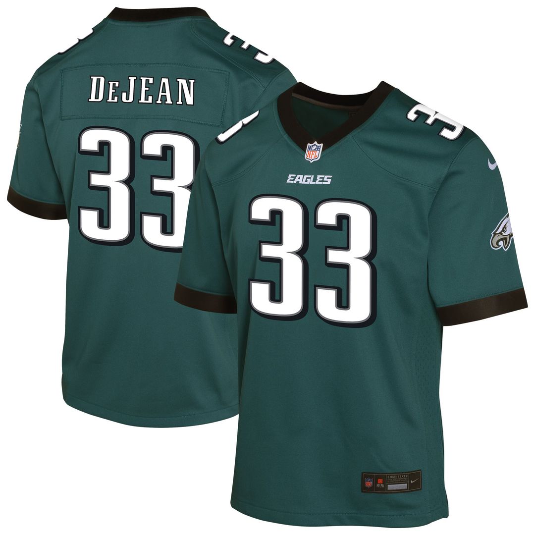 Cooper DeJean Philadelphia Eagles Youth Alternate Game Jersey - Kelly Green