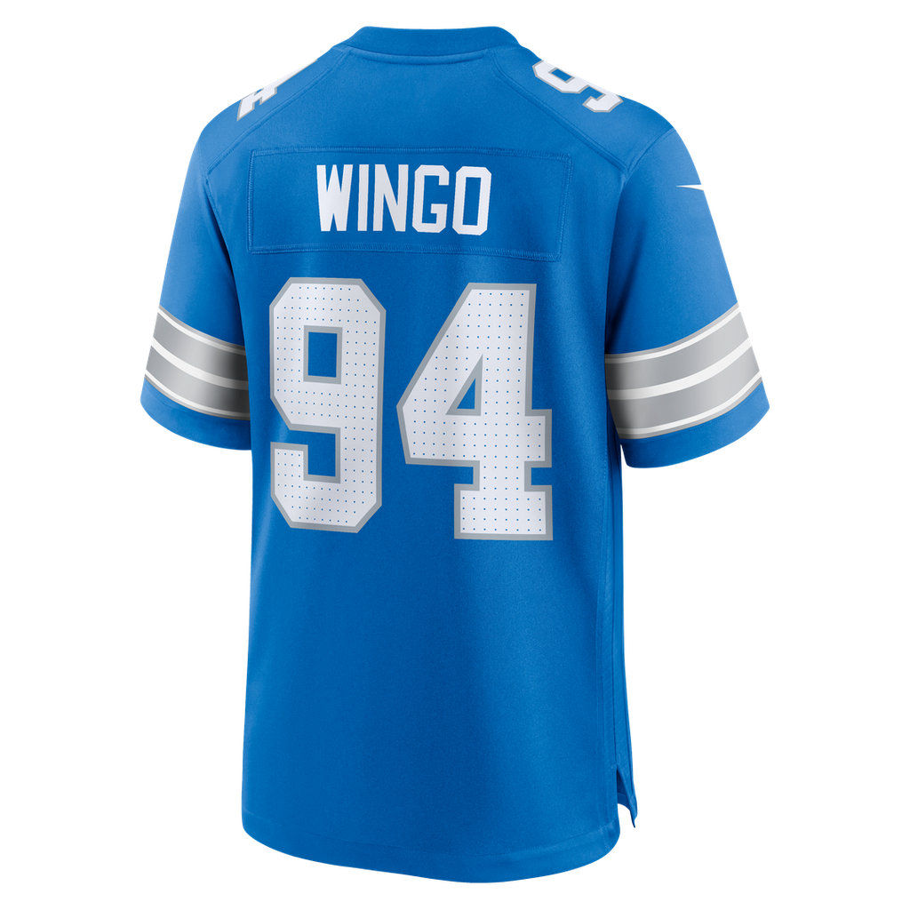 Mekhi Wingo Detroit Lions Team Game Jersey - Blue