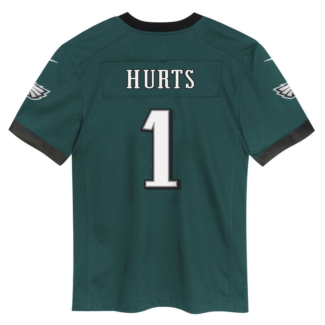 Jalen Hurts Philadelphia Eagles Preschool Team Game Jersey - Midnight Green