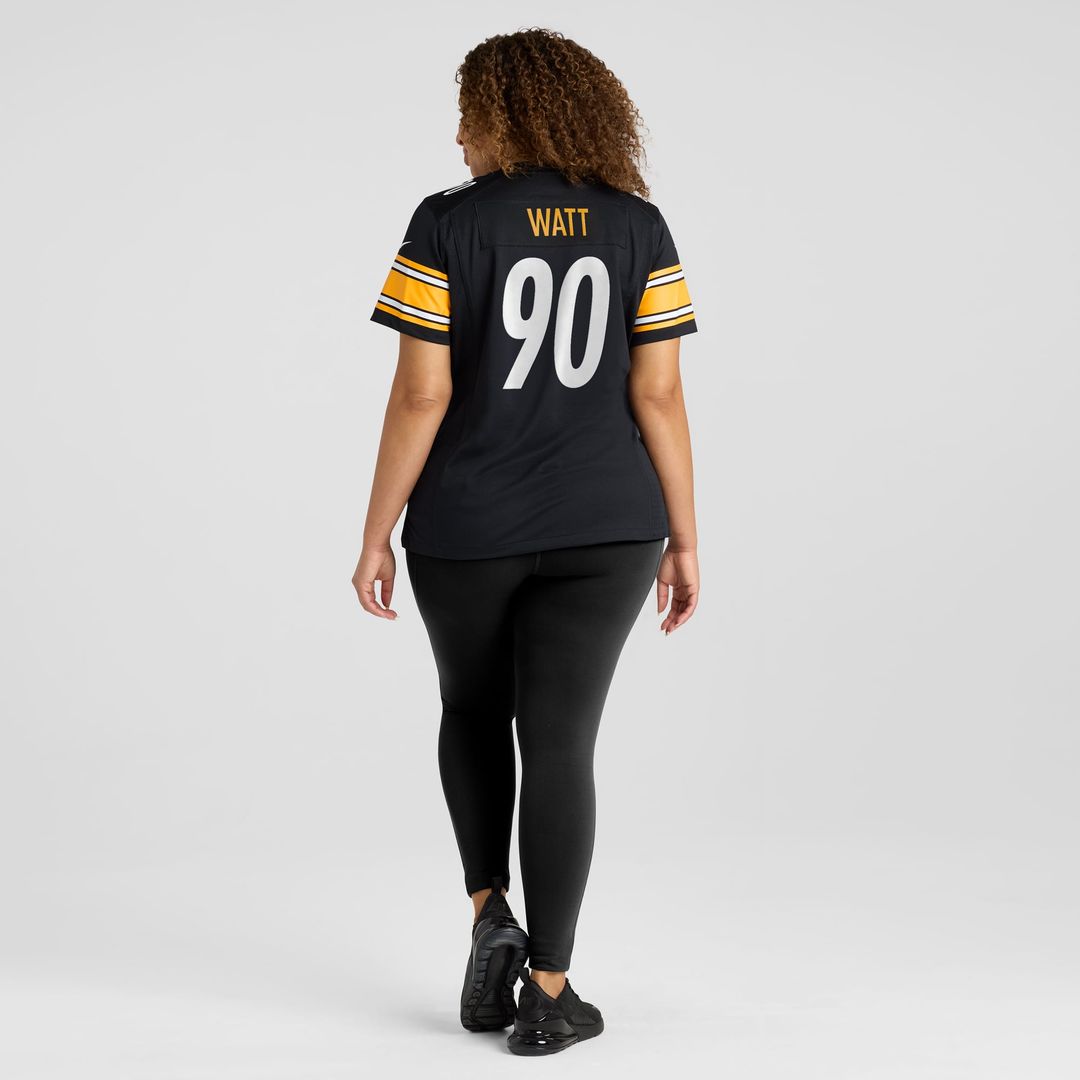 T.J. Watt Pittsburgh Steelers Women's Game Jersey - Black